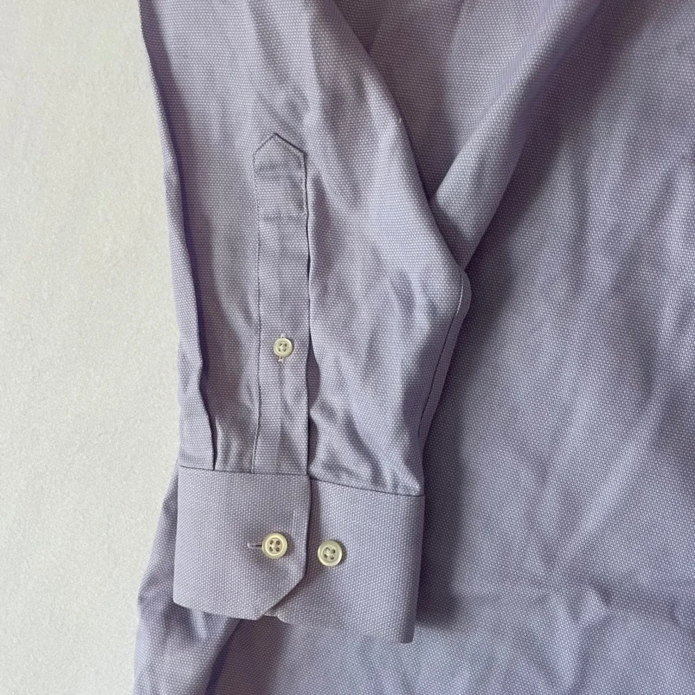 Banana‎ Republic Mens XL Non-Iron Tailored Slim Fit Shirt Warm Violet 410759-03